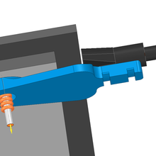 cable support artillery sidewinder x1 gadget 3d print model - Mito3D