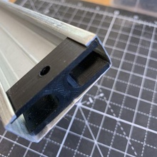 cabo suporte barato Trunking placa gesso trilho 3d print model - Mito3D