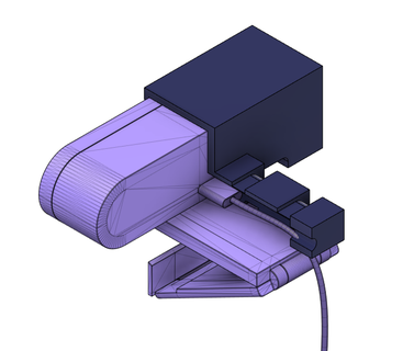 cable apoyo logitech brio ligero modelo 3d impresión 4k 3dprint computadora equipo tecnología electrónica juego azar pc cámara web ordenador portátil pasatiempo bricolaje diy 3d print model - Mito3D