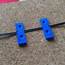 cable tie base bracket cabletie cableties mount mounting plate ziptie zip diy 3d print model - Mito3D