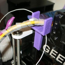 cable tie filament holder i3 acrylic geeetech 3d print model - Mito3D