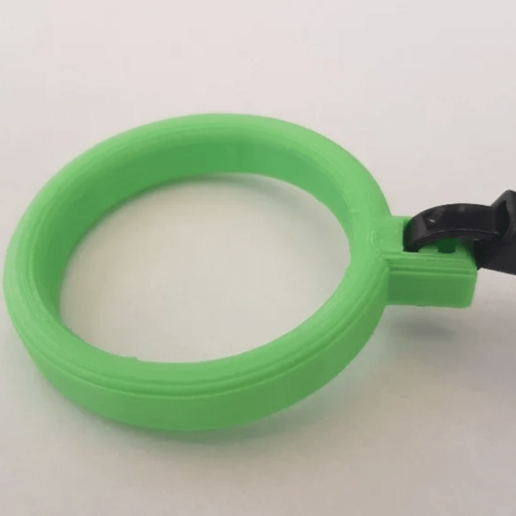 cable zip tie drain snake handle tool cleaning hair 3D print model - Mito3D