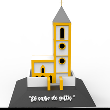 cabo gata Almeria architettura mantello Chiesa 3d print model - Mito3D