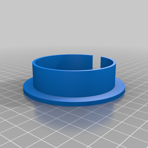 cache passe cable pour trou dans placo 3D print model - Mito3D