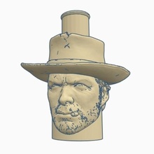 cachimba shisha limpiar Eastwood vaquero boquilla fumar 3d bong Oeste salvaje pistola narguile revólver 3d print model - Mito3D