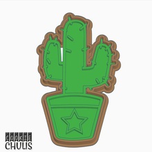 cactus à l'emporte-pièce b outil de mignon kawaii poney emporte-pièce cutter cookie galleta galletita cortador cortante 3d print model - Mito3D
