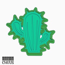 cactus cookie cutter d tool cute kawaii pony galleta galletita cortador cortante 3d print model - Mito3D