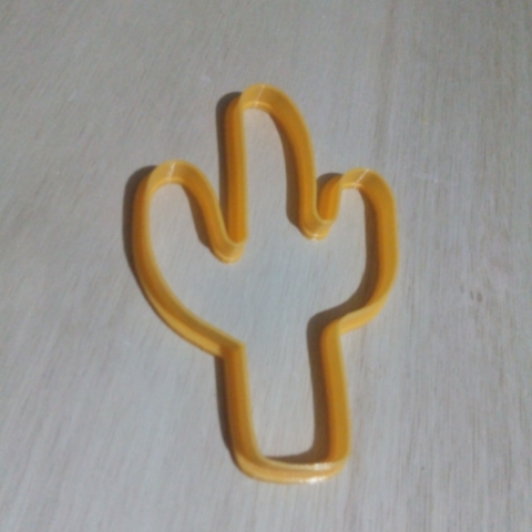 cactus cookies cutter home 3D print model - Mito3D
