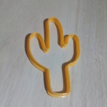 cactus cookies cutter home 3d print model - Mito3D