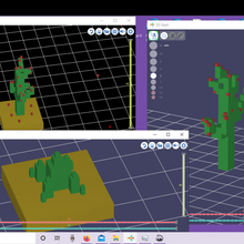 cactus Fruchtbildung Architektur Modell Kaktus 3d print model - Mito3D