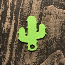 cactus keychain pendant fashion 3d print model - Mito3D