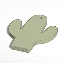 cactus keychain various toy 3d print model - Mito3D