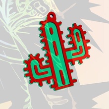 cactus porte clés 3d print model - Mito3D