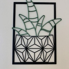 cactus image 1 moderne art fleur vivant pot Accueil maison décoration plante 3d print model - Mito3D