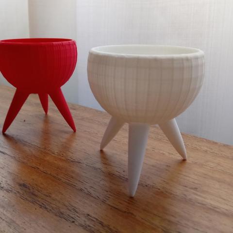 cactus pot home 3D print model - Mito3D