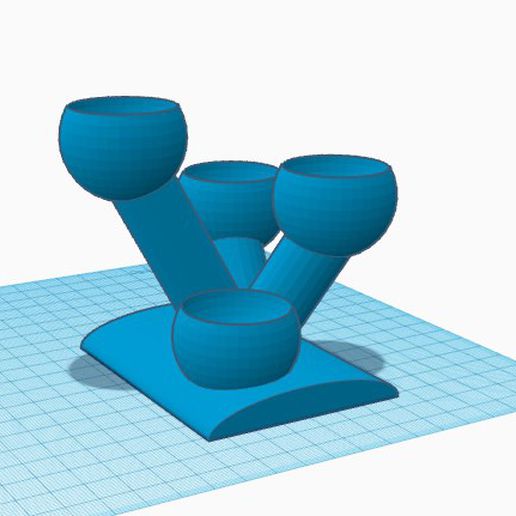 cactus pot vaze support 3D print model - Mito3D