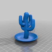 cactus anillo soporte 3d print model - Mito3D