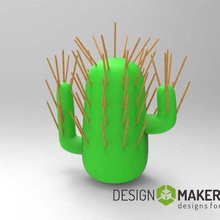 cactus palillo de dientes casa cocina comedor los 3d print model - Mito3D