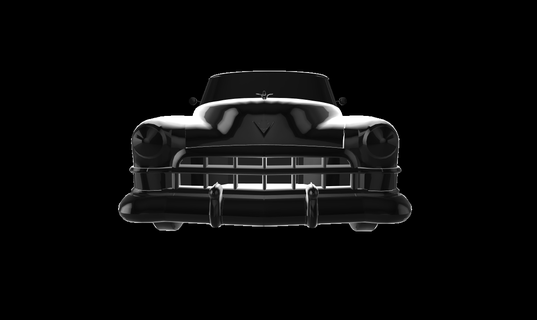Cadillac convertible 1948 auto voiture voitures 3d print model - Mito3D