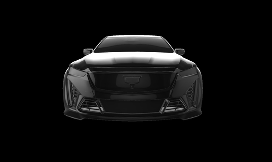 cadillac ct5 ala negro 2022 auto coche vehiculo coches 3d print model - Mito3D