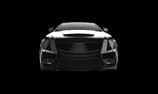 cadillac cts-v coupe 2011 auto car cars 3d print model - Mito3D