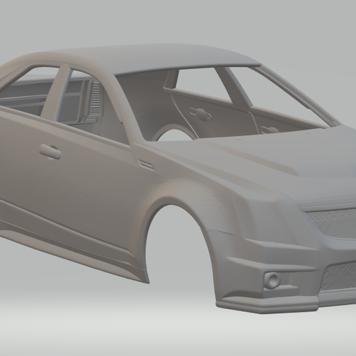 Cadillac cts mk2 Limousine 2009 3D print model - Mito3D