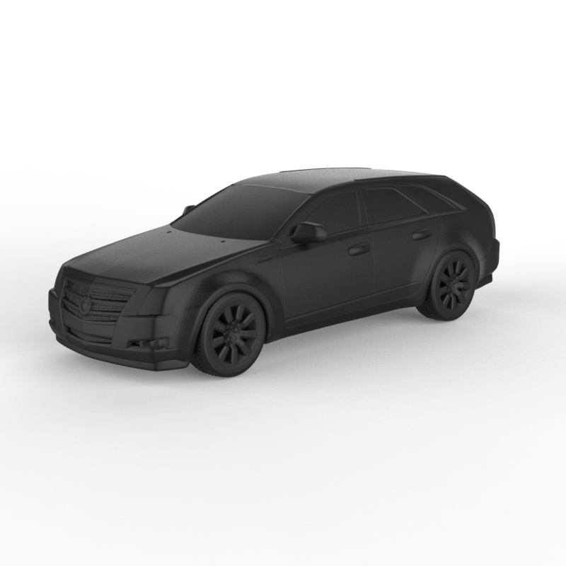 cadillac cts esporte vagão 2009 pre supported diecast miniaturas Modelos escala colecionáveis 1 32 43 64 76 87 carros precisão apoiado passatempo diorama veículos detalhamento colecionadores automobilia personalizadas 3D print model - Mito3D