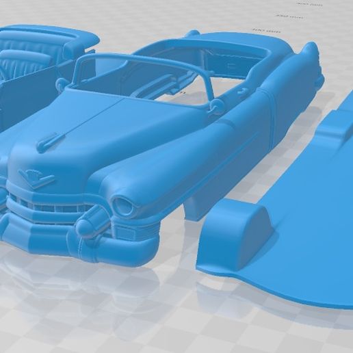 cadillac eldorado 1953 printable car 3D print model - Mito3D