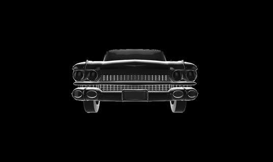 Cadillac Eldorado Biarritz çevrilebilir 1959 Oto araba arabalar 3d print model - Mito3D