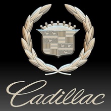 cadillac logo auto car logotype art 3d 3d print model - Mito3D