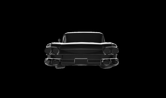 Cadillac Miller meteor sokak kamış 1959 Oto araba arabalar 3d print model - Mito3D