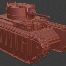 cadmanus meduim diesel punk tank game 40k 30k astra militarum guard imperial scifi space marine chaos 3d print model - Mito3D
