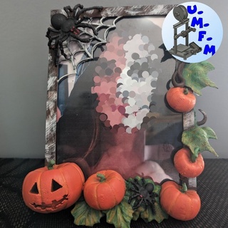 Kader Halloween aussetzen ou Poser Rahmen aufhängen Ort Zuhause Haus Foto Dekoration Party Spinne Kind Süßigkeiten halloweenxcults 3d print model - Mito3D