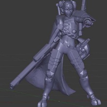 cuadro hotty de la cuchilla juego juguete warhammer 40k tau 3d print model - Mito3D