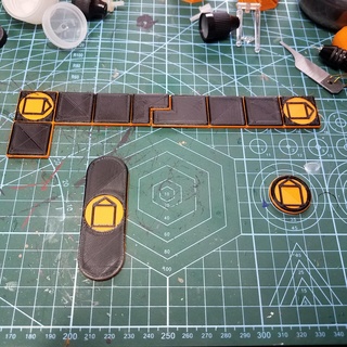 cadrai righello costruttore fazione uccide Giochi tavolo schermaglia gioco guerra 3d print model - Mito3D
