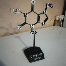 caffein molecule trophy game cafe caffeine coffee toy 3d print model - Mito3D