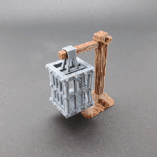 cage table terrain dnd rpg dispersion 3d print model - Mito3D