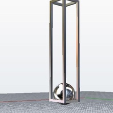 cage ball jewelry geometry math pendant 3d print model - Mito3D