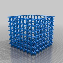 cage box home Container 3d print model - Mito3D