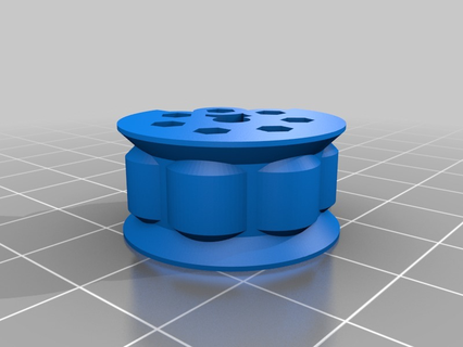 caged roller bearing threaded rod customized parts 3d print model - Mito3D