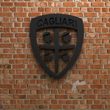 Cagliari calcio logo objectif sports Jeu jouer Football football fifa ligue championnat compétition L'Europe icône stade équipe champions 3d 3dprint 3d print model - Mito3D