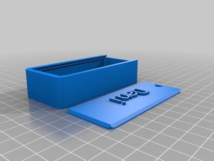 caixa dani 2 personalizzato contenitori 3d print model - Mito3D