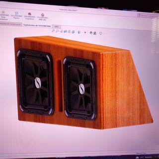 Caixa som otomotiv 1 10 ses derin bas hoparlör diyorama döküm 3d print model - Mito3D