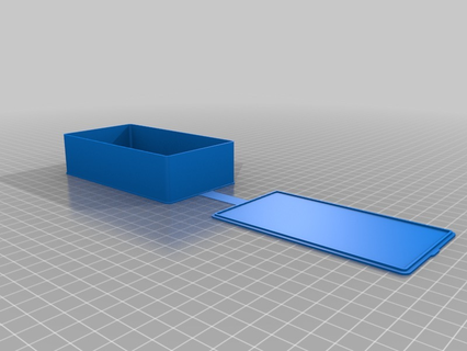 caja 631x1165x30 personalizzato contenitori scatola organizzazione Conservazione 3d print model - Mito3D
