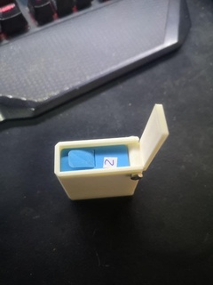 caja bater gopro 9 battery case camera video gadget 3d print model - Mito3D