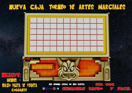 caja puro tabakası dövüş sanatlar turnuva Kutu Ejder topu Topu Z küçük öğütücü sigara durum kılıf anime 3d print model - Mito3D