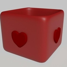 caja del aşk kalp oyuncak Sanat oyuncaklar 3d print model - Mito3D