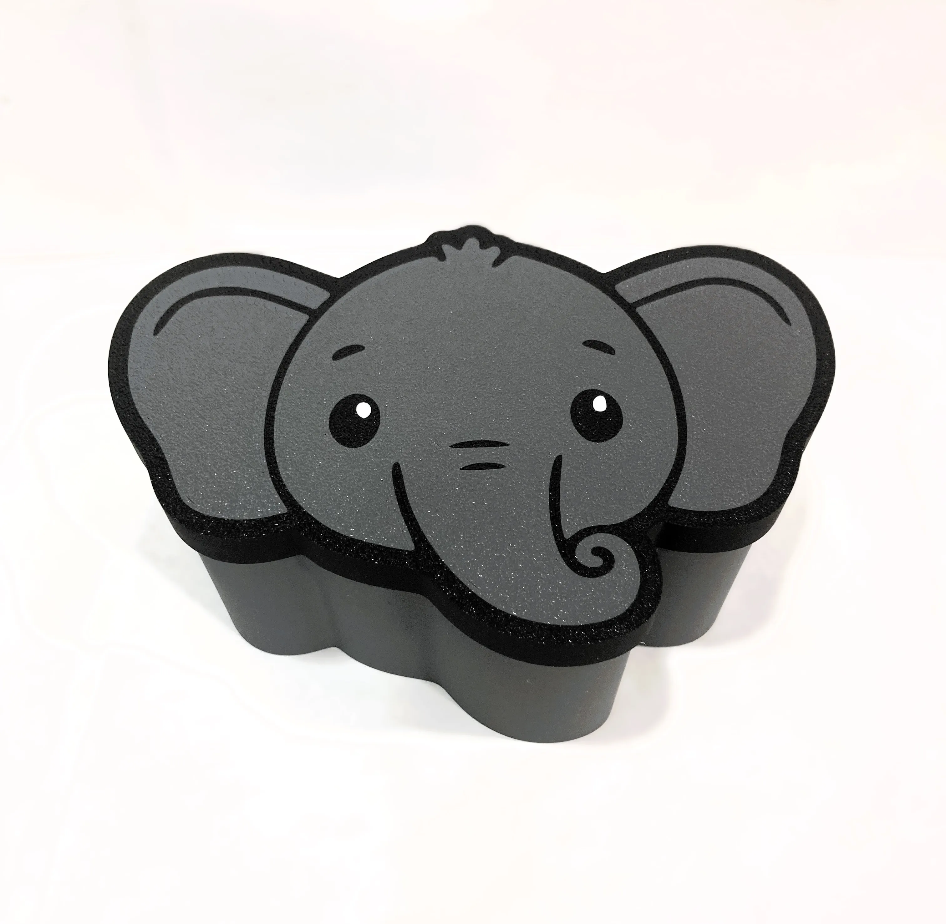 caja elefante scatola carina casa deco multicolore regalo adorabile 3D print model - Mito3D