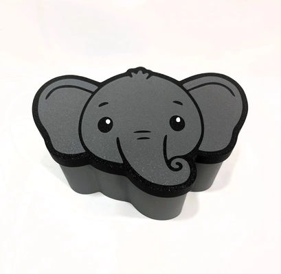 caja elefante lindo hogar casa deco multicolor regalo adorable 3d print model - Mito3D