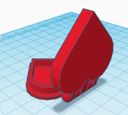 caja en forma de corazon san valentino scatola cuore 3d print model - Mito3D